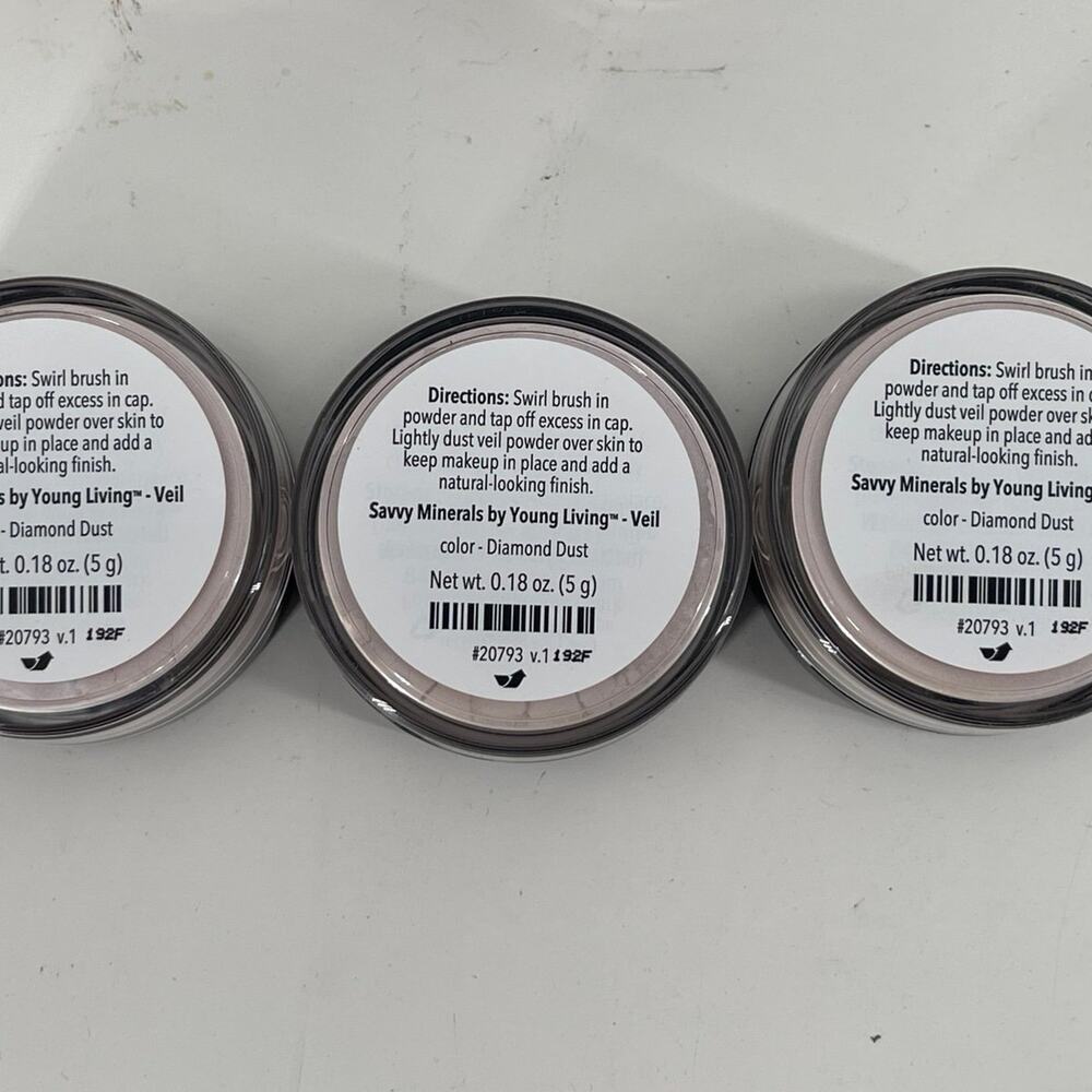 Lot of 6 Young Living Savvy Minerals Veil Diamond Dust - Picture 3 of 4